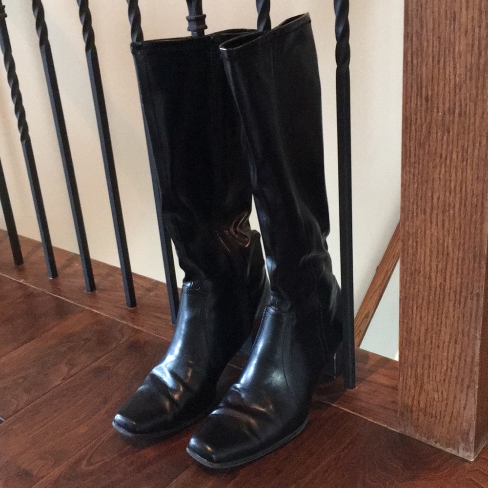 Black Leather Boots